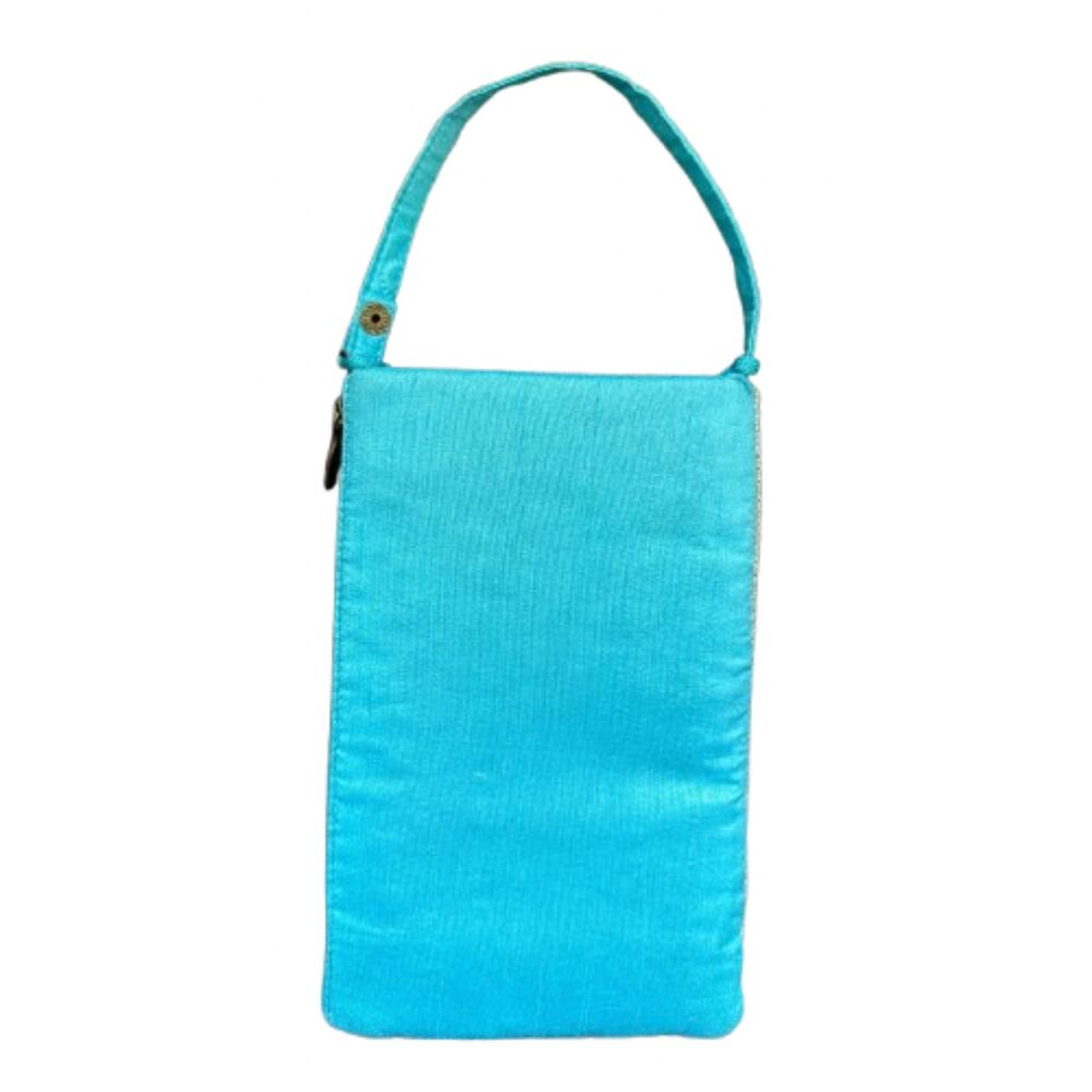 Beaded Starfish Mini Handbag Crossbody Phone Purse Turquoise Blue Beach Coastal - Picture 2 of 9